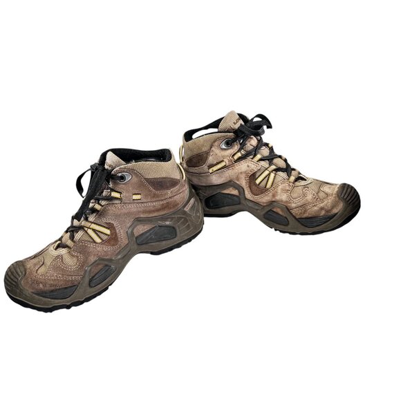 Lowa Mens Renegade Mid Hiking Boots Size 7 EU 38 Brown Vibram Goretex - Picture 7 of 16